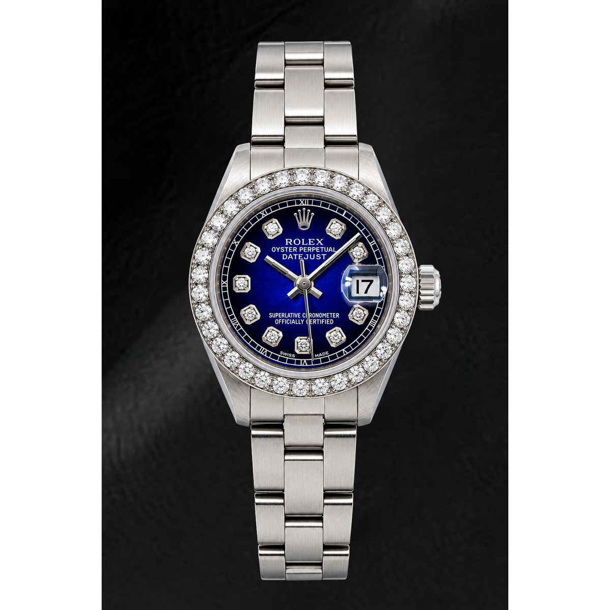 Rolex Datejust 6916 26mm Blue Diamond Dial Stainless Steel Watch