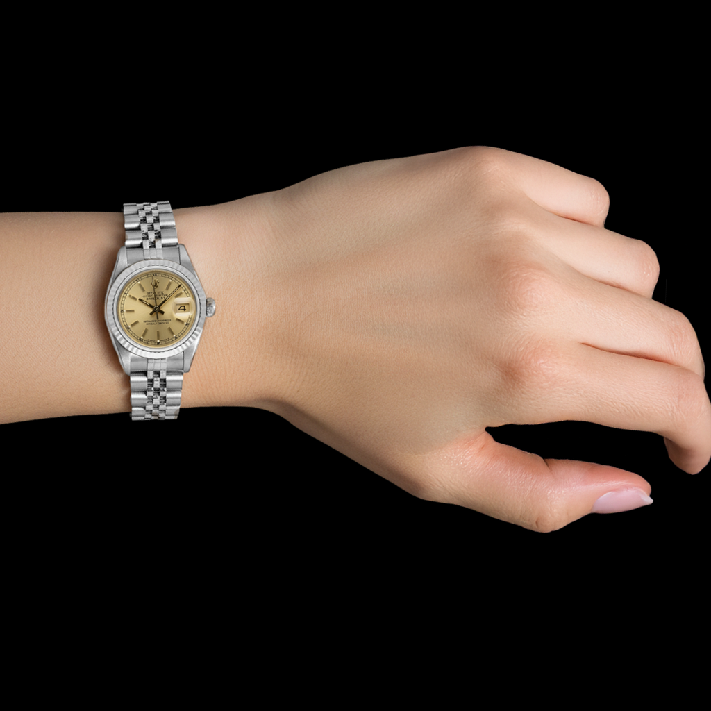 Rolex Lady-Datejust 26mm Champagne Dial Stainless Steel Watch P2