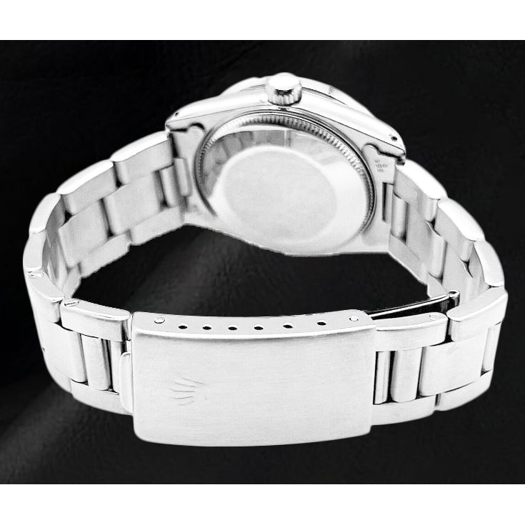 Rolex Lady Datejust 26 mm White Mother Of Pearl Diamond Dial Stainless Steel Watch