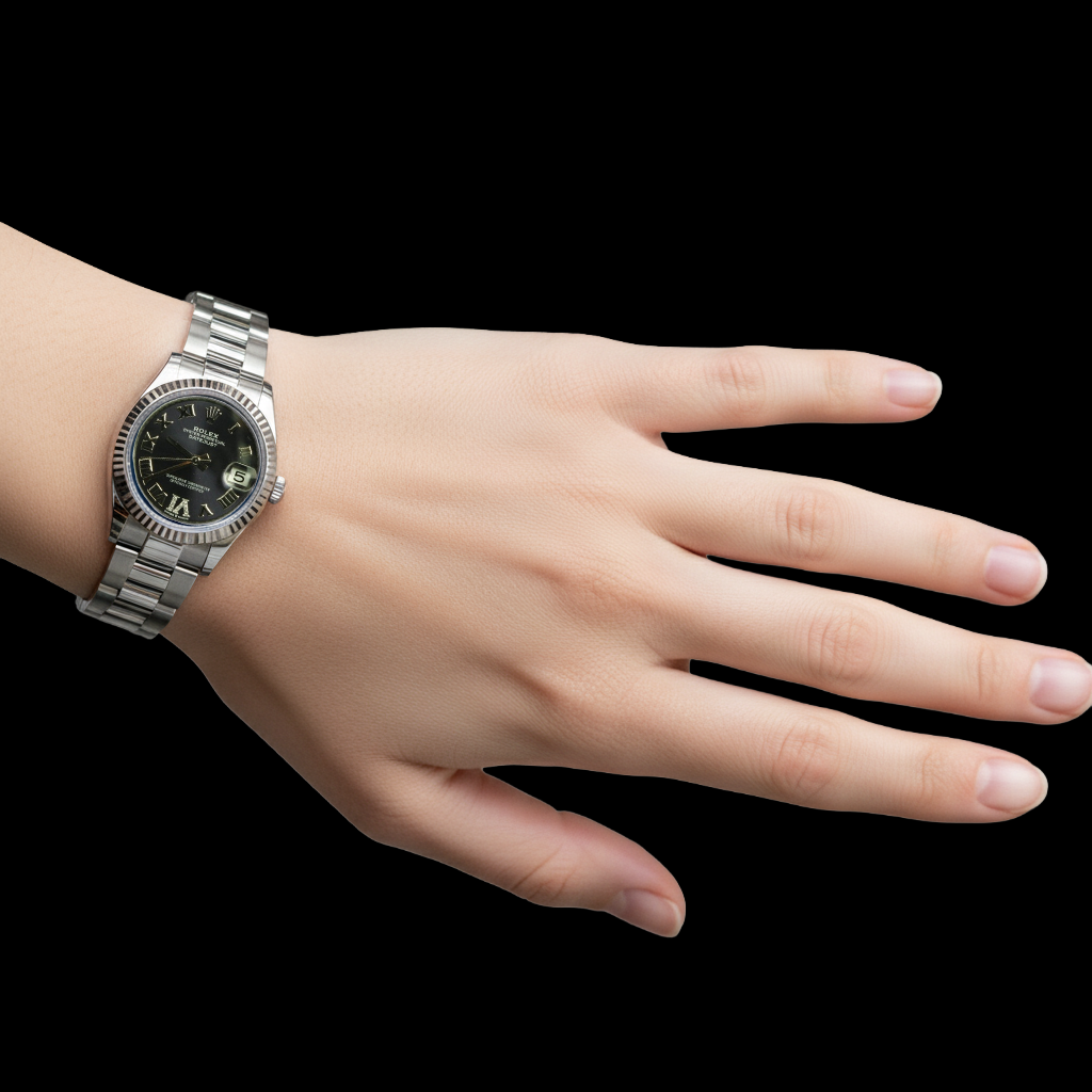 Rolex Lady Datejust 31mm Purple Diamond Dial Stainless Steel Watch P3