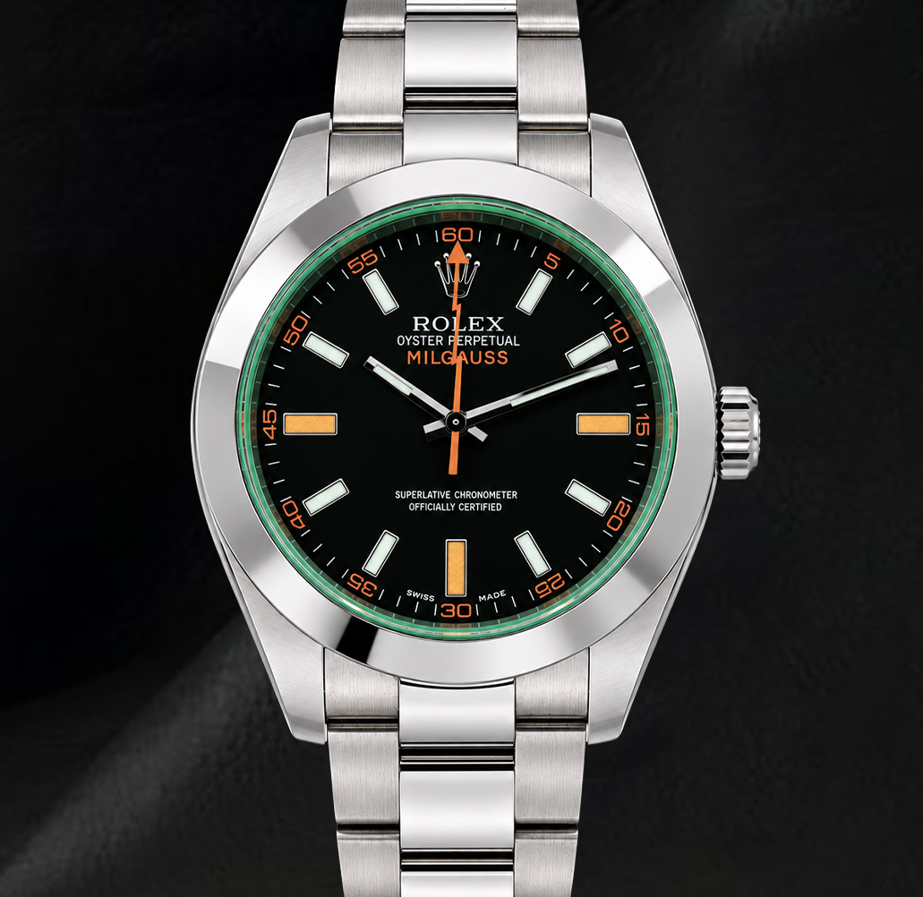 Rolex Milgauss 40mm 116400V Black Dial Stainless Steel Watch