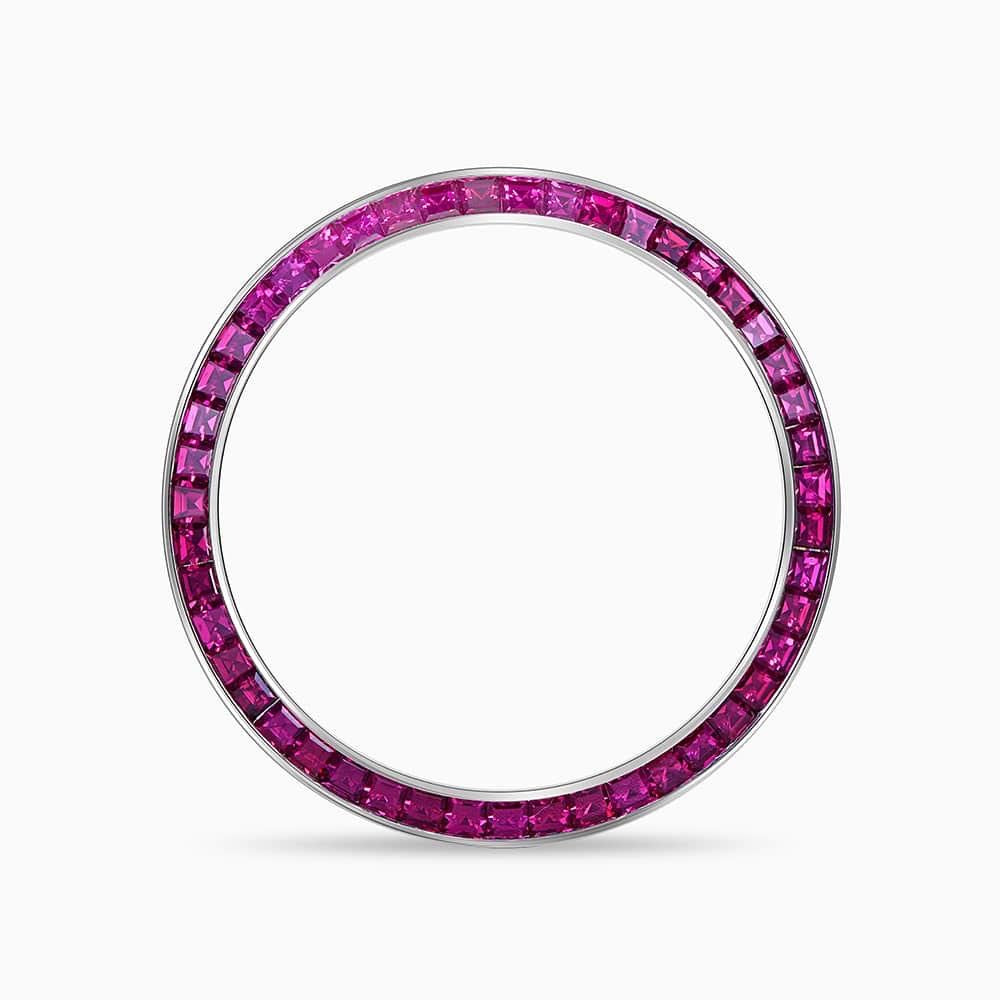 Rolex Ruby Synthetic Bezel To Fit Datejust or Date or All Models 36 mm Watches