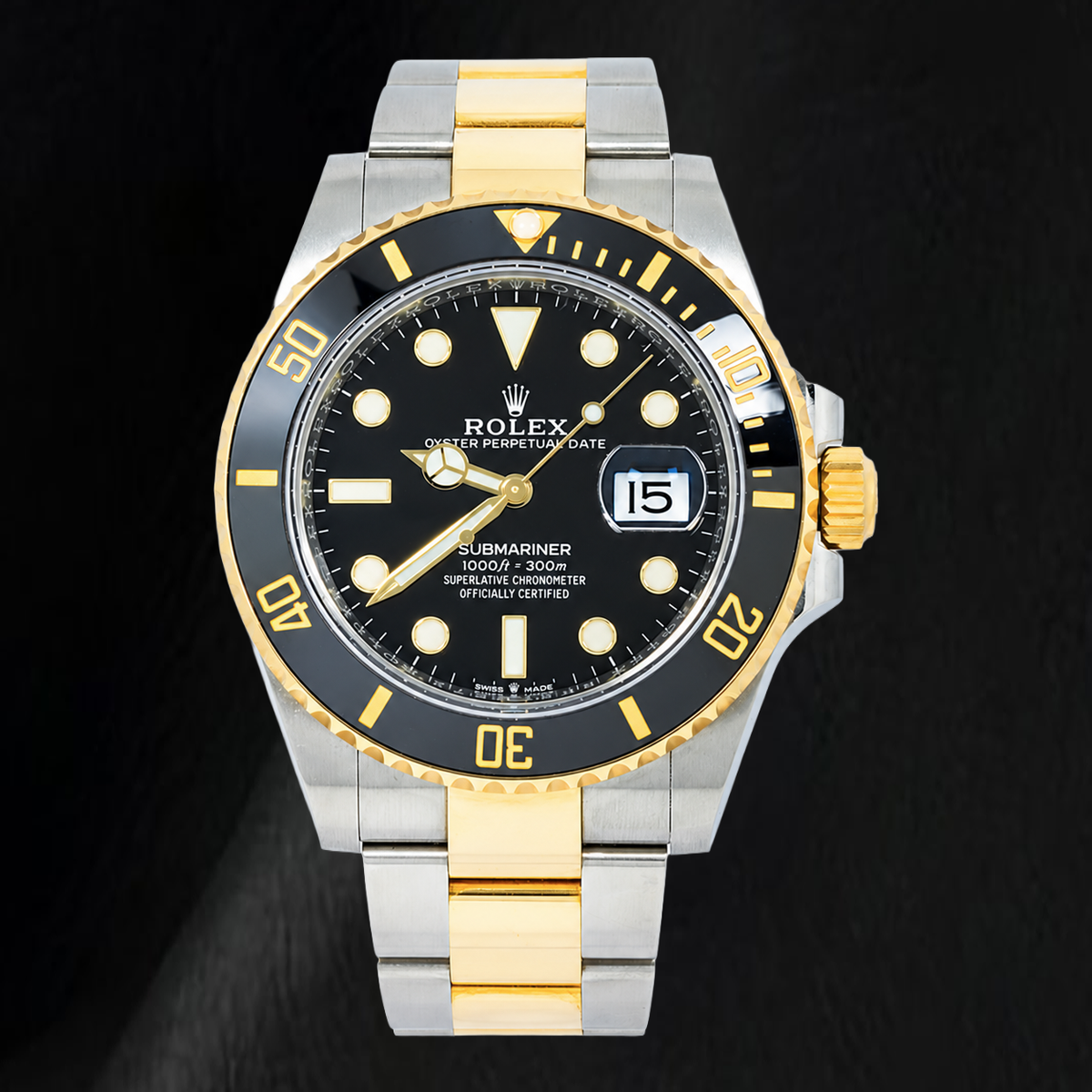 Rolex Submariner Date 126613LN 40mm Black Dial Two Tone Watch