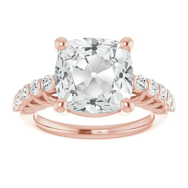 Rose Gold 7 Carat Diamond Ring