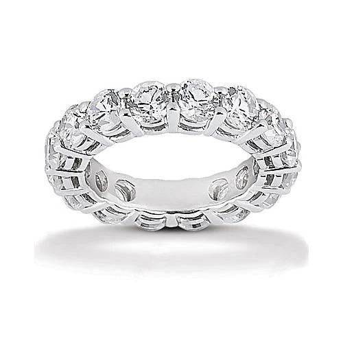 natural round diamond 0.30ct band front view