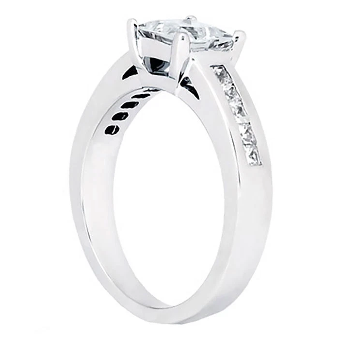 Round & Square Cut Old Miner Genuine Natural Earth Mined Diamond Ring Basket Set Gold 2.50 Carats