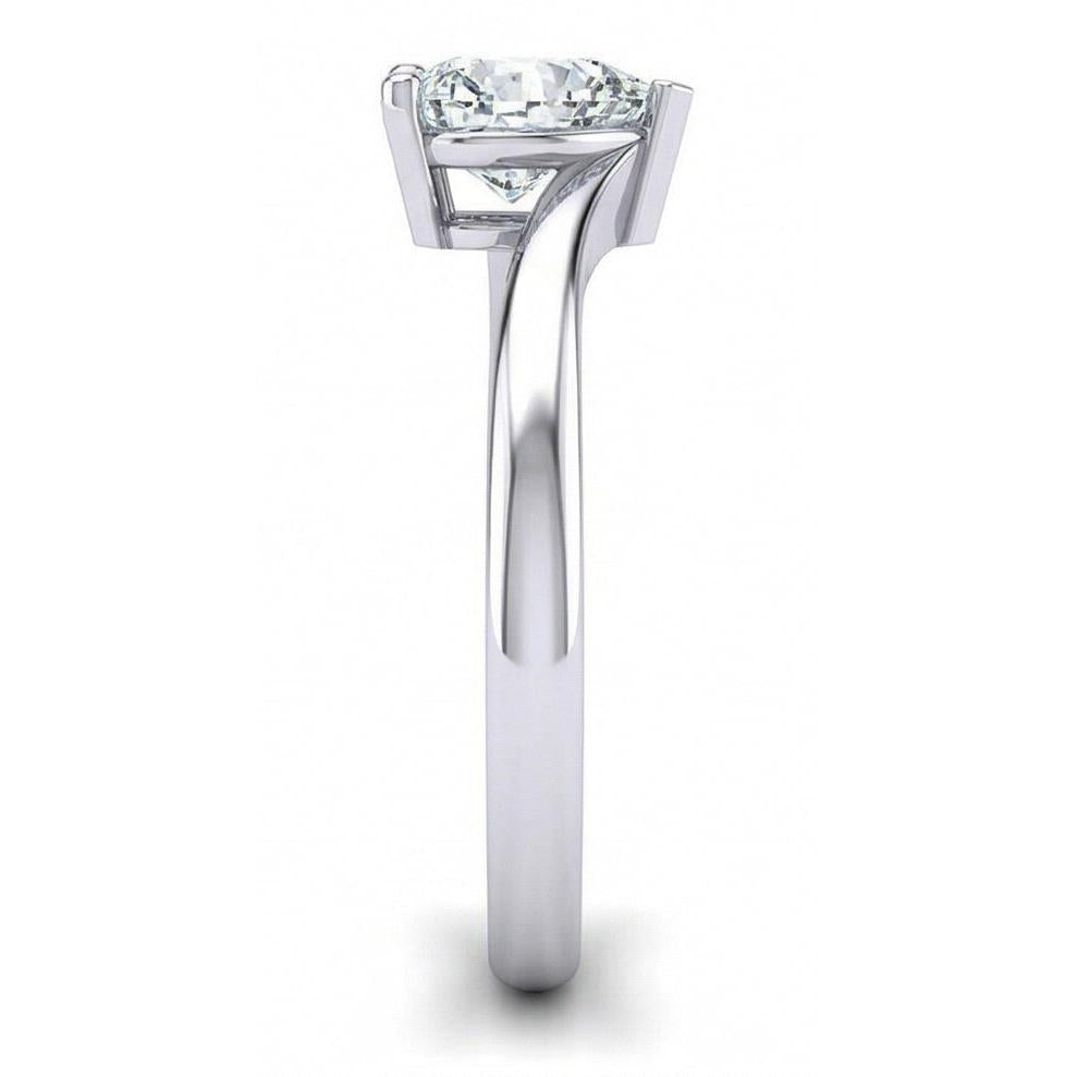 Solitaire Sparkling Heart Shape 1.75 Ct Real Natural Earth Mined Diamond Wedding Ring