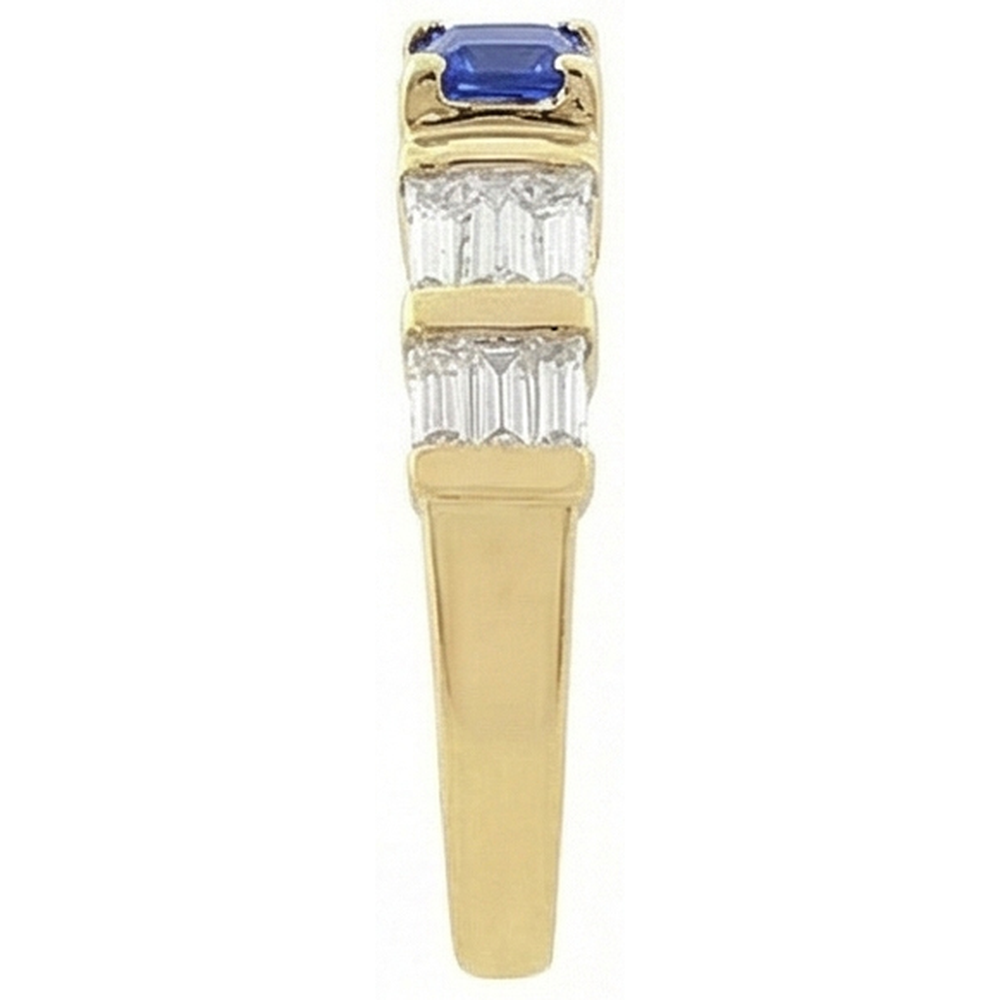 Natural Real ( Not Lab Grown ) Sri Lanka Blue Sapphire 2.51 Carat Ring Yellow Gold 14K