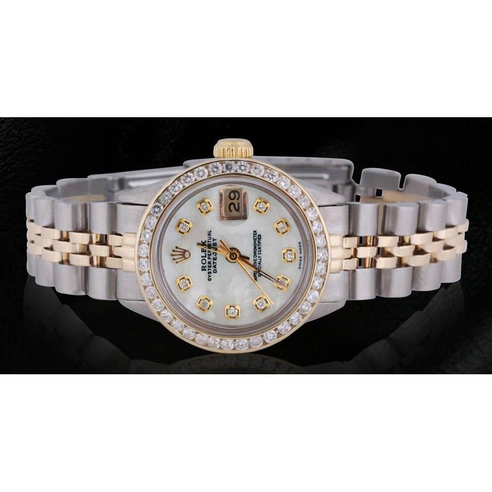Watch Diamond Dial Channel Set Bezel