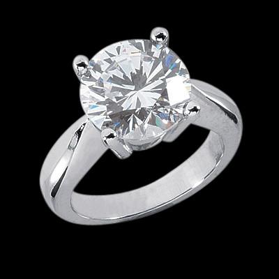 Thick Shank 3 Carat Lab Grown Diamond Ring
