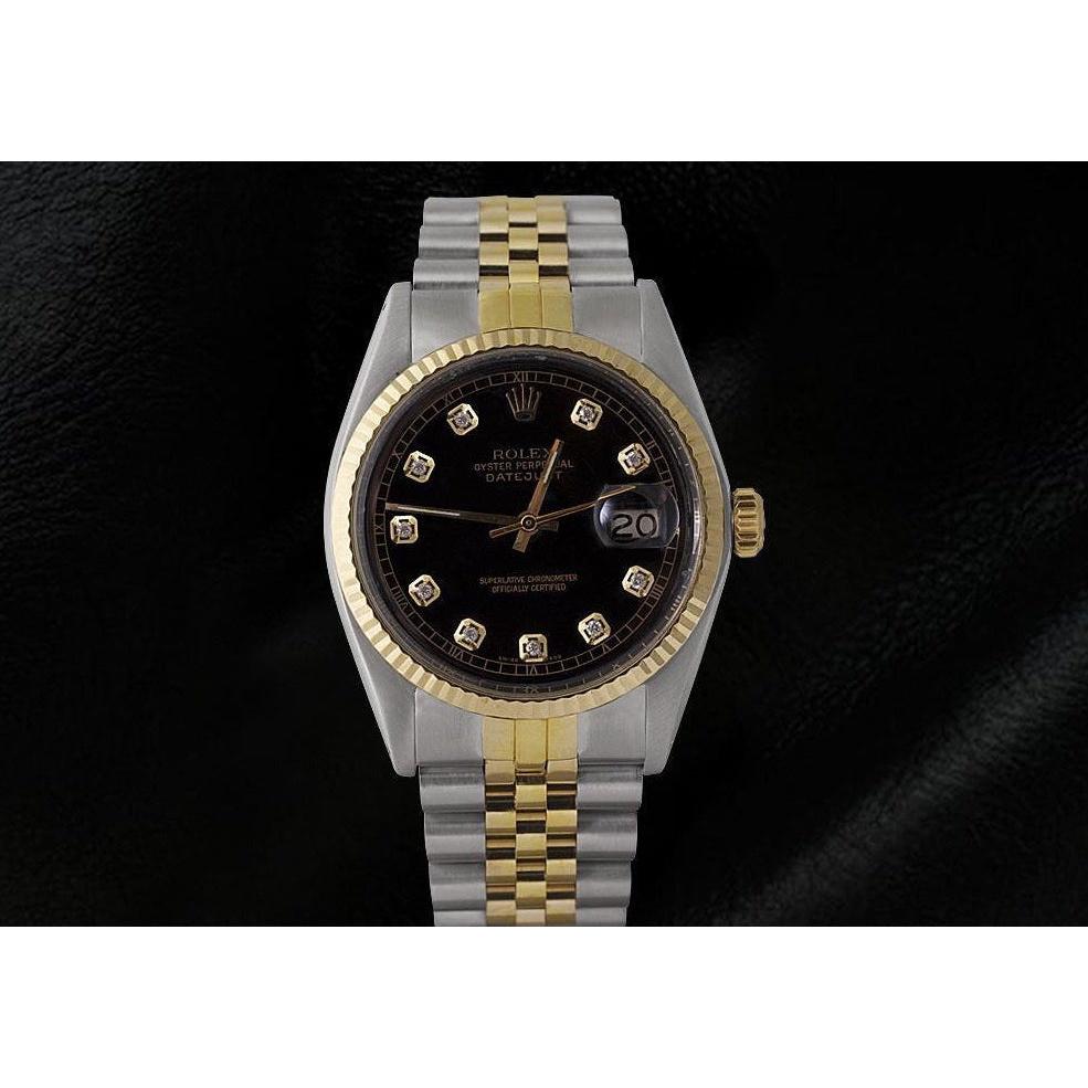 Datejust Watch Diamond Dial Jubilee