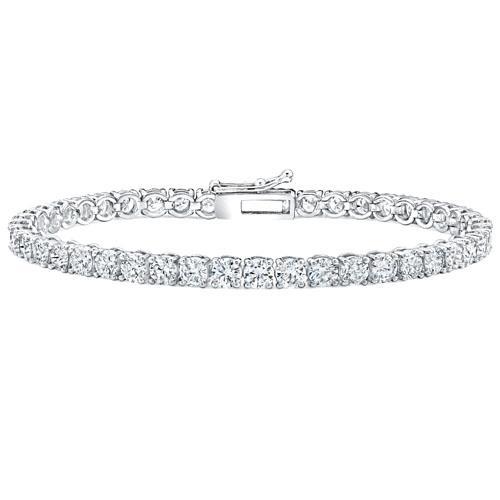 White Gold 9 Carat Diamond Tennis Bracelet