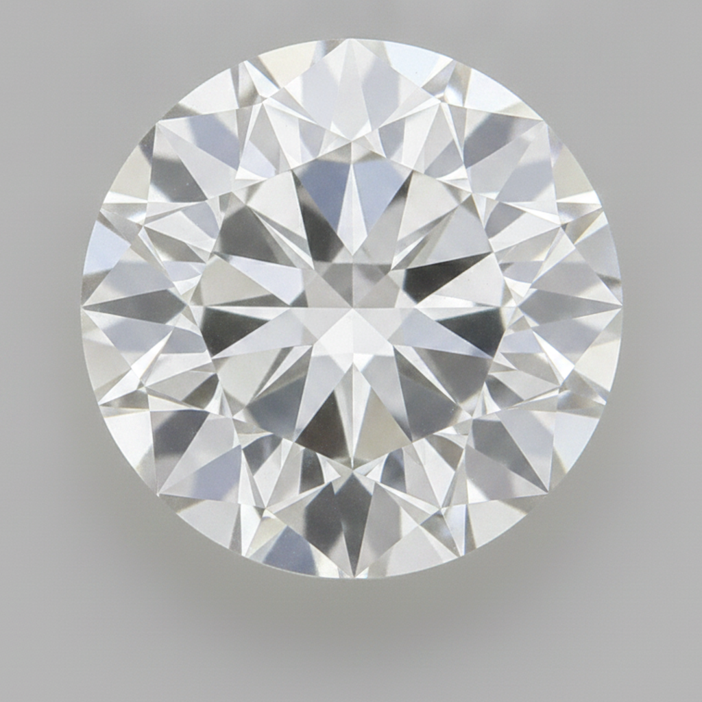 Authentic Loose Diamond Old European Cut Earth Mined F VS1 Round Natural 4 Carat