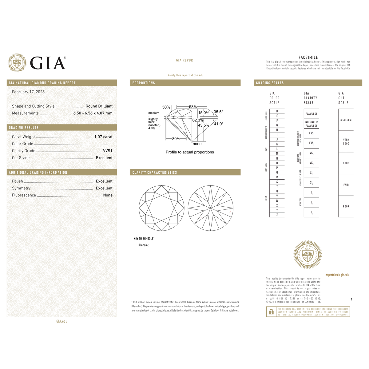 GIA Certificate 2