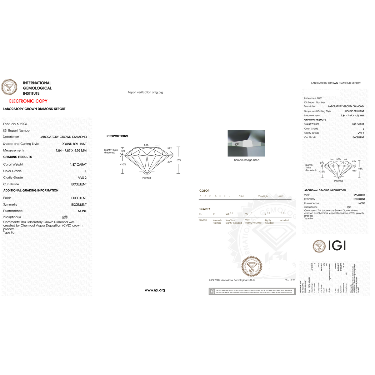 IGI Certificate