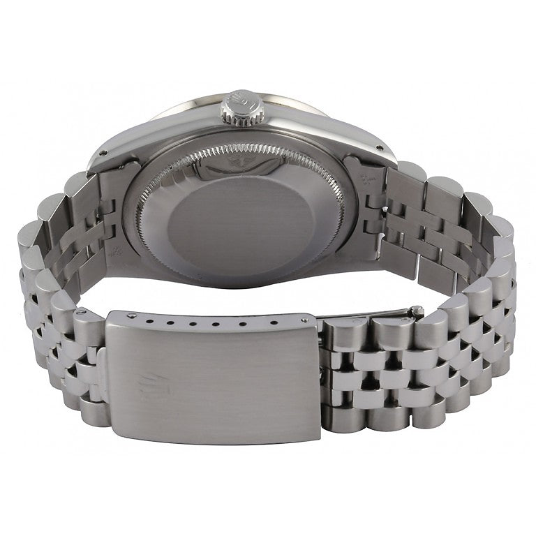 Stainless Steel Bracelet Rolex Datejust Men Watch Diamond Bezel