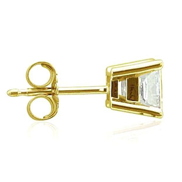 0.50 Carats E Vvs1 Diamond Stud Single Earring Men New Single Stud