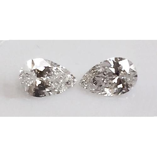 0.80 Carats Pear Cut Loose Diamonds Diamond