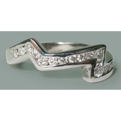 Band 4.55 Carat Round Diamonds Wedding Ring And Band Set