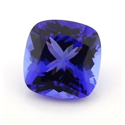 Gemstone Loose 4 Ct Loose Cushion Cut Aaa Natural Tanzanite Gemstone