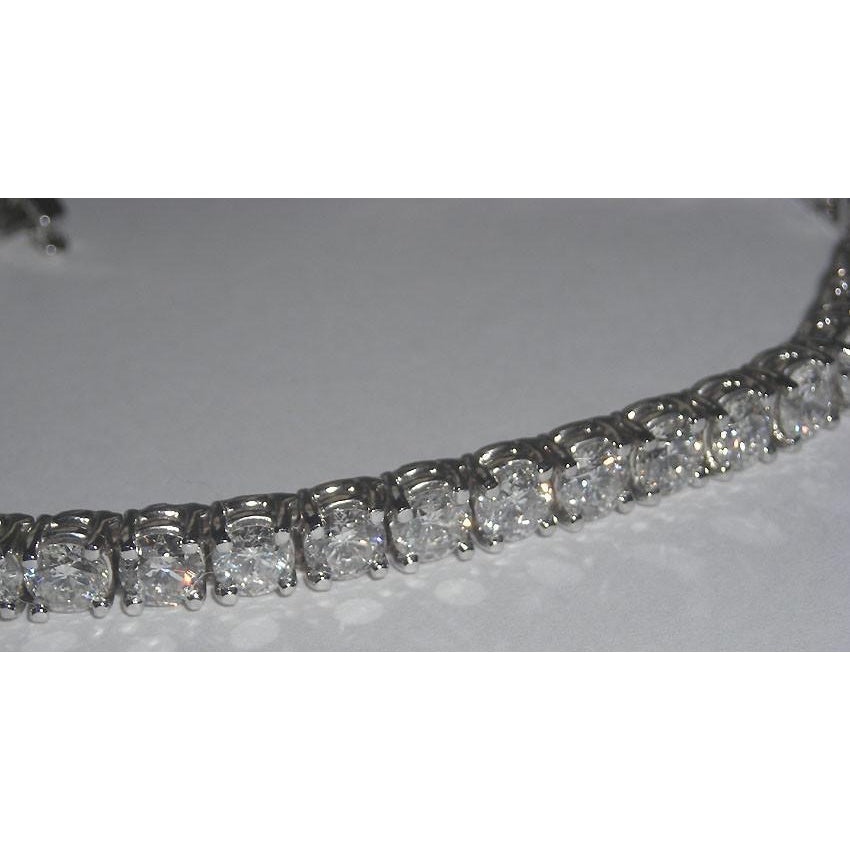Tennis Bracelet 20 Carat Diamond Tennis Bracelet White Gold 14K Jewelry