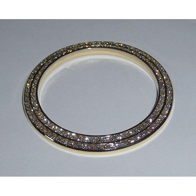 Watch Bezel 3 Carats Diamond Bezel For Rolex Breitling Luxury Watch