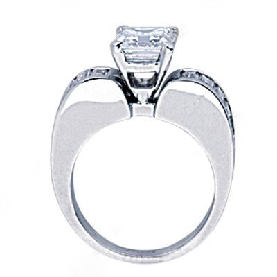 New Style Engagement Ring Emerald Cut Solitaire With