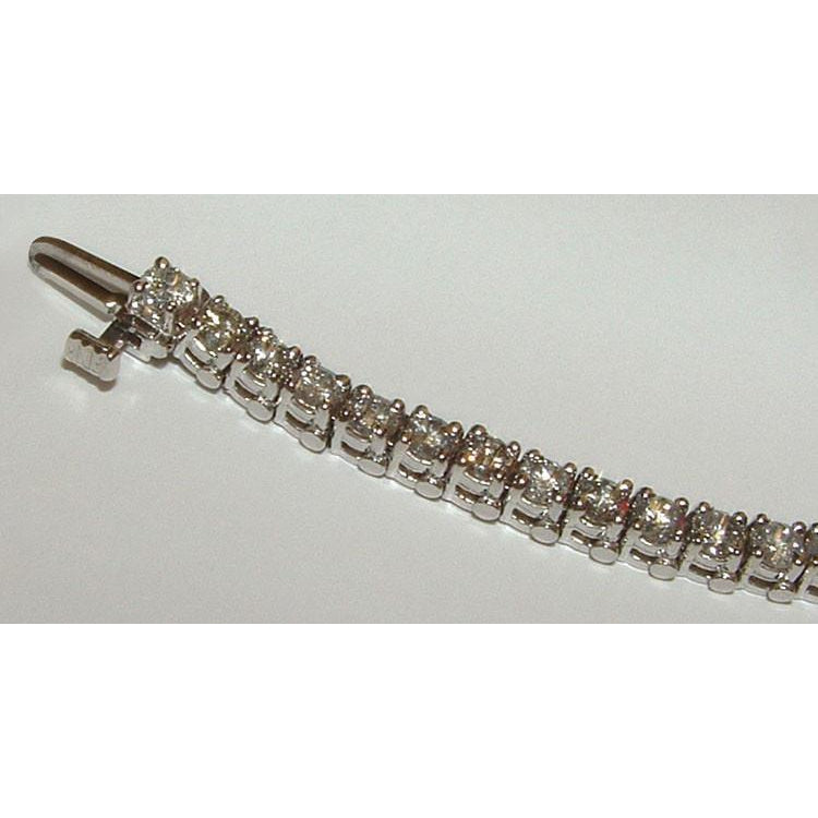 Tennis Bracelet Diamond Women Tennis Bracelet White Gold Jewelry 4.77 Carat