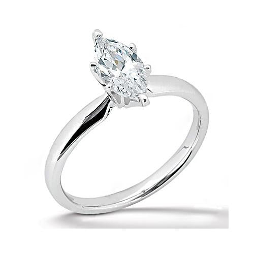 natural marquise diamond 1.25ct band side angle