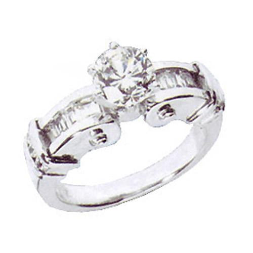 1.30 Carat Diamond Engagement Ring Platinum G Vs1/Vvs1 Engagement Ring