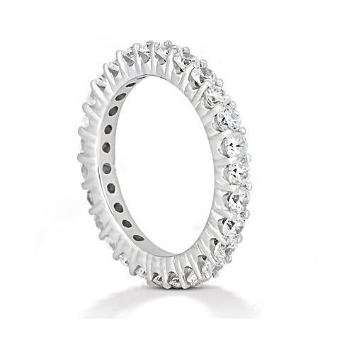 1.35 Carat Round Diamond Eternity Engagement Womens Band New Eternity Band