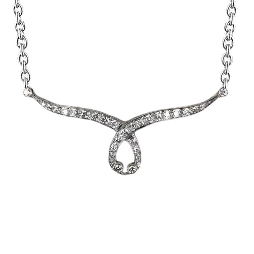 14K White Gold 1.75 Ct Brilliant Cut Natural Earth Mined Diamonds Ladies Necklace Pendant New