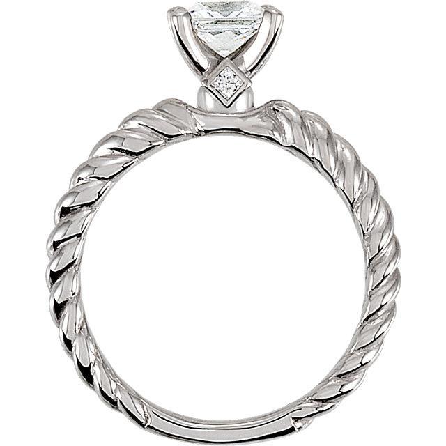 Princess Diamond Prong Setting Solitaire Ring Solitaire Ring