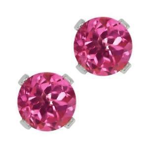 Amazing Stylish womans Tourmaline And Diamonds Studs Earrings White Gold