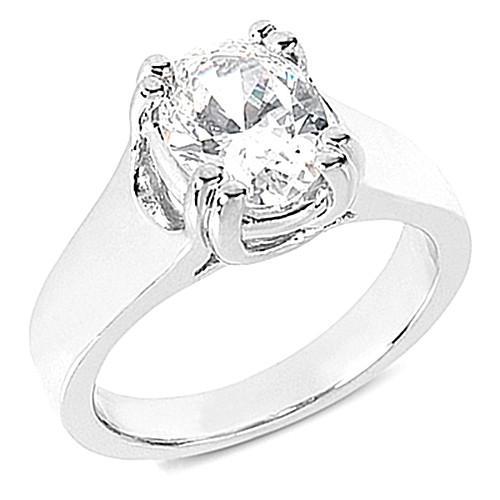 Lady’s Fancy Unique Oval Diamond Engagement Solitaire Solitaire Ring