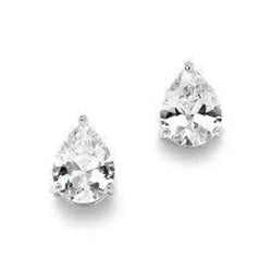 Brilliant Sparkling Stud Earrings White Gold Diamond
