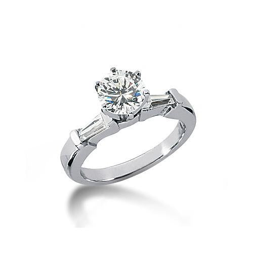 2 Carat Diamonds 3 Stone Engagement Ring White Gold Three Stone Ring