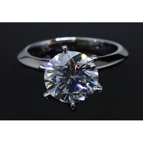 New High Quality Wedding Solitaire White Gold Diamond Anniversary Ring g