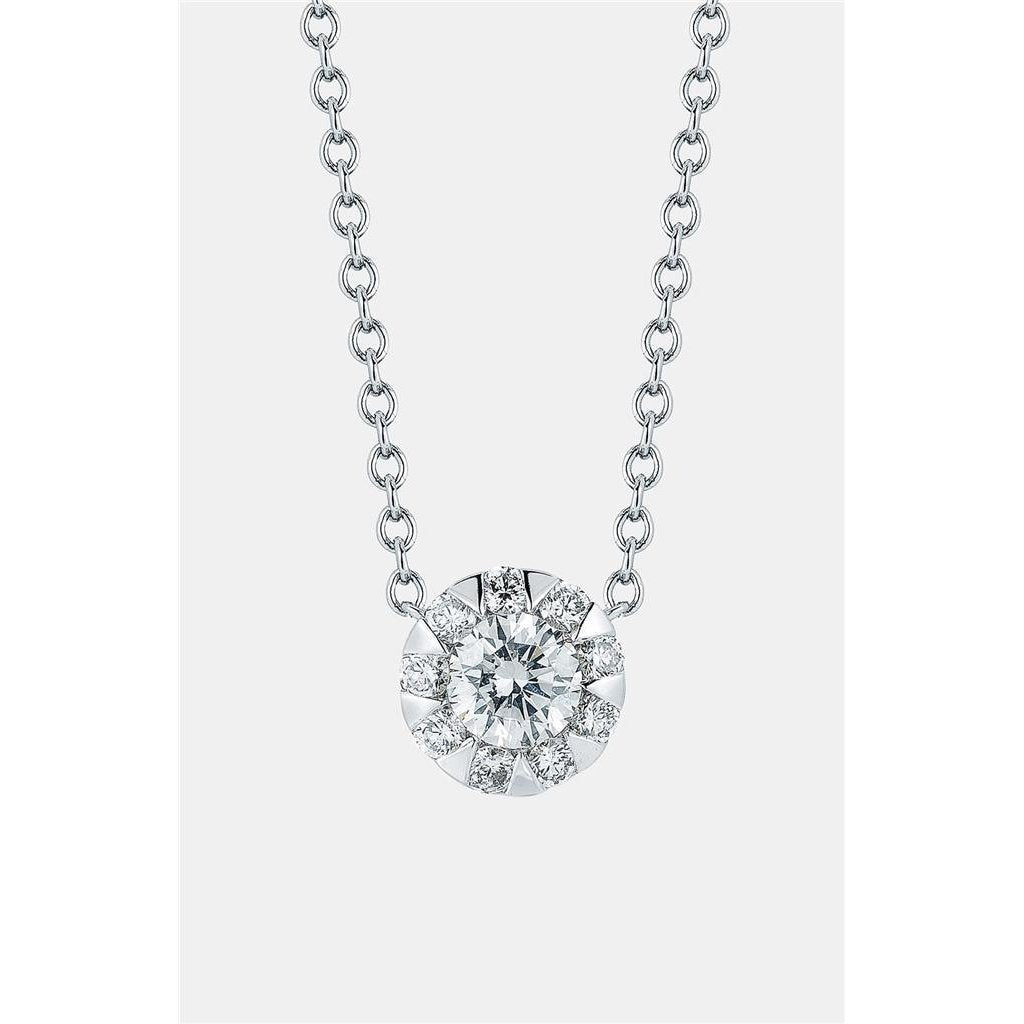 2.85 Ct Gorgeous Round Cut GIA Certified Lab Grown Diamond Pendant Necklace New