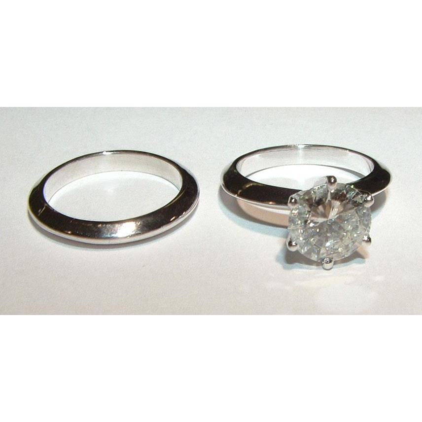 Silver Princess Cut Sparkling Unique Solitaire Gold Diamond Anniversary Ring