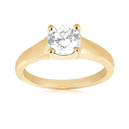 2.01 Ct. High Quality Diamonds Solitaire Ring Yellow Gold New Solitaire Ring
