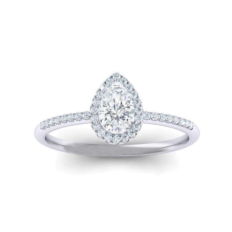Pear Shaped Diamond Ring 2.05 Ct.