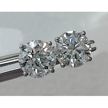 Women Diamond Engagement Ring White Gold Stud Earrings