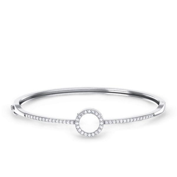 2.5 Ct Round Brilliant Cut Diamonds Bangle Bracelet Bangle