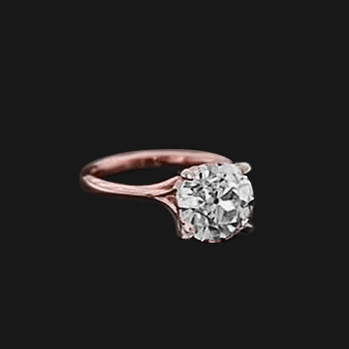 Antique Old Miner Diamond Ring