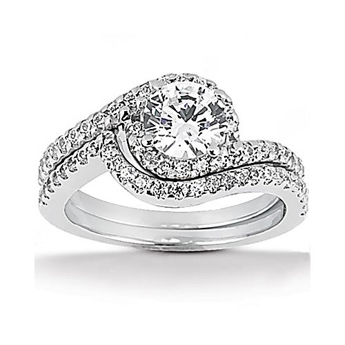 natural round diamond 2ct ring side angle
