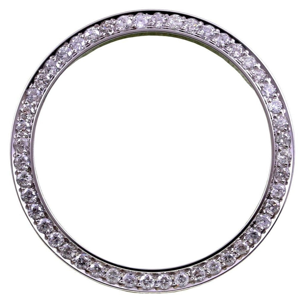 3.75 Carats Diamond Bezel To Fit Rolex Date All Watch Models Watch Bezel