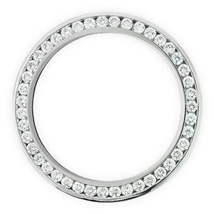 3.85 Ct Custom Diamond Bezel To Fit Rolex Datejust Or All Watch Models Watch Bezel
