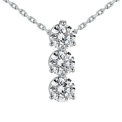 Past Present Future Journey Pendant 3 Carats Diamond Jewelry