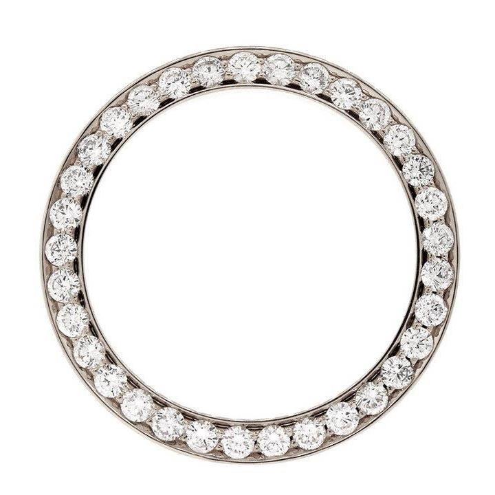 4.25 Ct. Custom Diamond Bezel To Fit Rolex Datejust & President Watch Watch Bezel